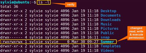 ubuntu change file permissions 777